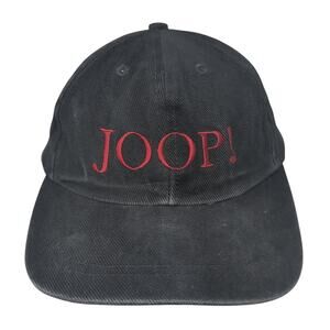 Joop! Slideback Hat Black One Size Adjustable Embroidered Outdoor